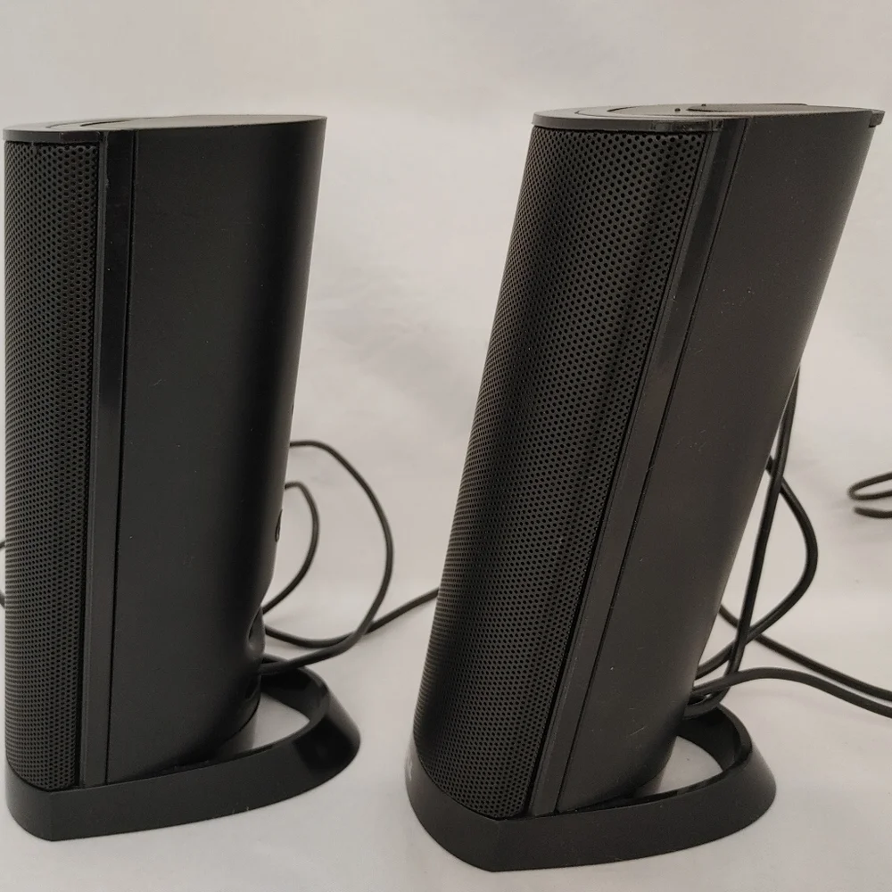 Used Dell Multimedia USB Speakers AX210 0R125K REV A01 Left And Right Tested